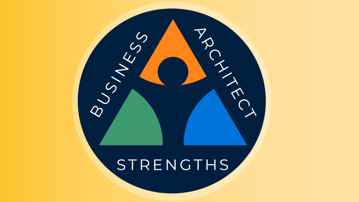 Business architect strengths logo