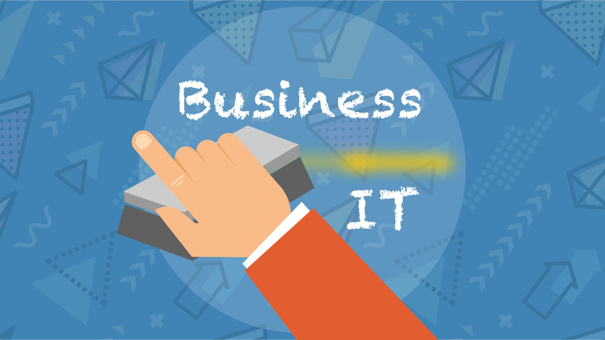 Icon showing hand at chalk board diagram