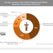 Data visualization of common pain points in business architecture